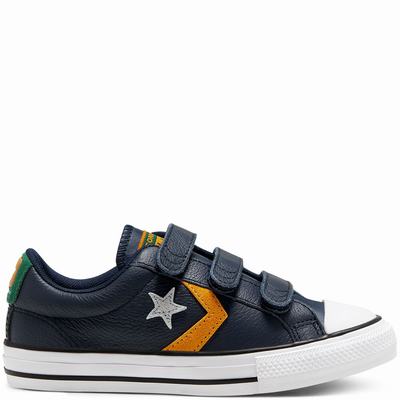 Gyerek Converse Leather Twist Easy-On Star Player Tornacipő CO5081463 Obszidián